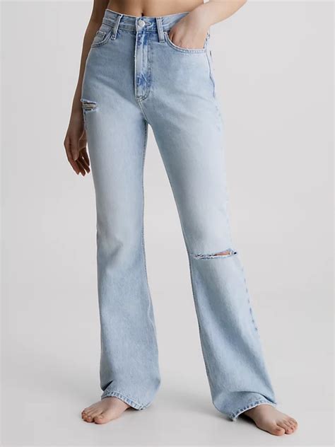 calvin klein authentic bootcut jeans|calvin klein denim washed jeans.